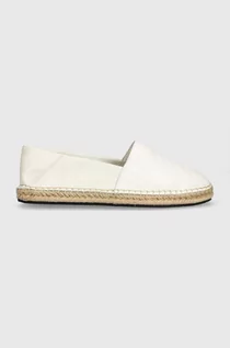 Espadryle damskie - Calvin Klein espadryle ESPADRILLE - HF MONO kolor biały HW0HW01456 - grafika 1