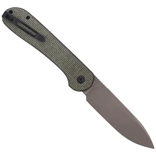Nóż składany CIVIVI Button Lock Elementum Dark Green Micarta, Gray Stonewashed (C2103C) - Noże - miniaturka - grafika 3
