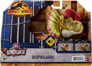 FIGURKA JURASSIC WORLD DINOZAUR Dilophosaurus GWY56 - Figurki dla dzieci - miniaturka - grafika 1