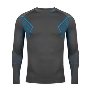 Bluza termoaktywna trekkingowa męska Alpinus Active Base Layer szara - Bielizna sportowa damska - miniaturka - grafika 1