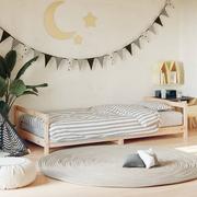 Łóżeczka i kojce - vidaXL Rama łóżka dla dzieci, 90x200 cm, drewno sosnowe - miniaturka - grafika 1