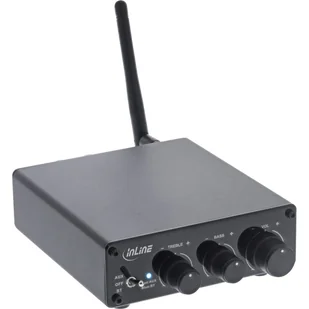 InLine 99209L odbiornik muzyki przez bluetooth 20 m Czarny - Transmitery FM - miniaturka - grafika 1