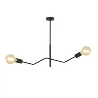 Lampy sufitowe - Emibig FRIX 2 BLACK 1126/2 nowoczesna lampa sufitowa żyrandol design 1126/2 - miniaturka - grafika 1