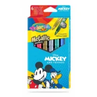 Flamastry - Patio Flamastry metaliczne Colorino Kids Mickey 6 szt. - miniaturka - grafika 1