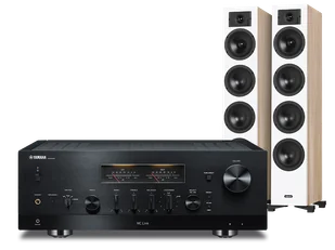 Yamaha MusicCast R-N2000A (czarny) + Diva 6 (dąb) - Zestawy stereo - miniaturka - grafika 1