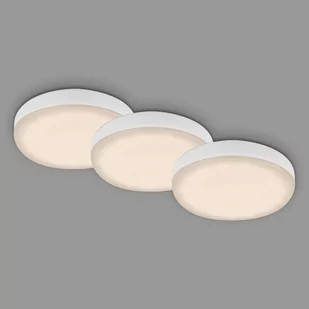 Spot wpuszczany LED Plat, biały, 3 szt., 3 000 K - Oprawy, klosze i abażury - miniaturka - grafika 3