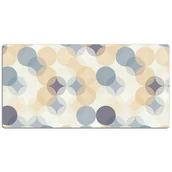 Podkładki na biurko - Mata na biurko Koła w stylu vintage 120x60 cm - miniaturka - grafika 1