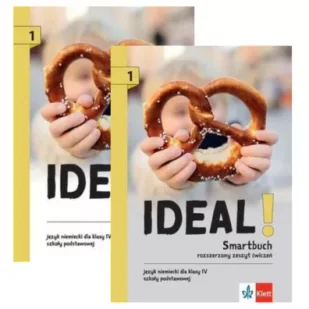 Pakiet Ideal! 1 Smartbuch. Podręcznik z Rozszerzonym zeszytem ćwiczeń. Język niemiecki dla klasy IV szkoły podstawowej - Książki do nauki języka niemieckiego Pakiet Ideal! 1 Smartbuch. Podręcznik z Rozszerzonym zeszytem ćwiczeń. Język niemiecki dla klasy IV szkoły podstawowej - Książki do nauki języka niemieckiego - miniaturka - grafika 1