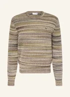 Swetry męskie - Lacoste Sweter beige - LACOSTE - miniaturka - grafika 1