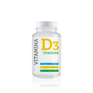 Witaminy i minerały dla sportowców - ALG PHARMA POLAND SP. Z O.O. Alg Pharma Witamina D3 VitalGold 120 tabletek 3235541 - miniaturka - grafika 1
