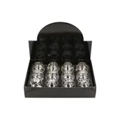 Świeczniki - Świecznik szklany 8 cm transparentny - miniaturka - grafika 1