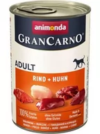 Mokra karma dla psów - Animonda Grancarno Adult Rind Huhn Wołowina + Kurczak 400G - miniaturka - grafika 1