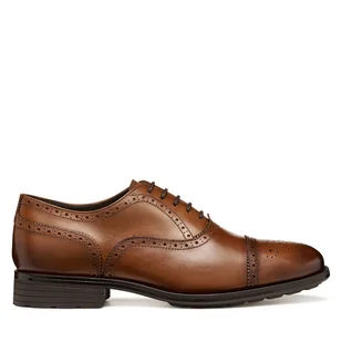 Półbuty Geox U Walk Pleasure F U46H8B 00043 C6610 Brązowy - Półbuty męskie - miniaturka - grafika 1