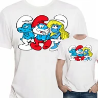 Koszulki męskie - Koszulka Smerfy Smerfetka Papa Smerf Bajka S 3193 - miniaturka - grafika 1