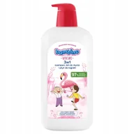 Kosmetyki kąpielowe dla dzieci - Bambino Dzieciaki 3w1 szampon żel pod prysznic i płyn do kąpieli Flaming 1000ml - miniaturka - grafika 1