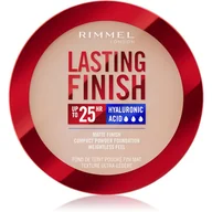 Podkłady do twarzy - Rimmel London Lasting Finish 25H Compact Powder Foundation SPF20 podkład 7 g dla kobiet 004 Rose Ivory - miniaturka - grafika 1