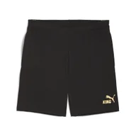 Spodnie sportowe męskie - Męskie szorty piłkarskie KINGtouch PUMA Black Gold - miniaturka - grafika 1