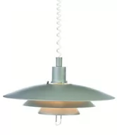Lampy sufitowe - Markslojd Szara lampa wisząca KIRKENES na regulowanej lince - miniaturka - grafika 1