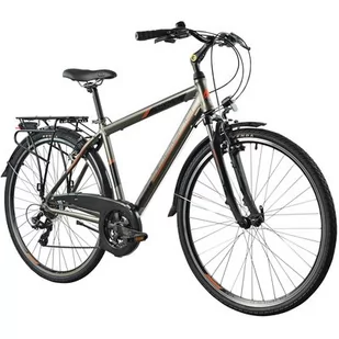 Rower trekkingowy INDIANA X-Road 1.0 M17 28 cali męski Brązowy 2024 - Rowery - miniaturka - grafika 1