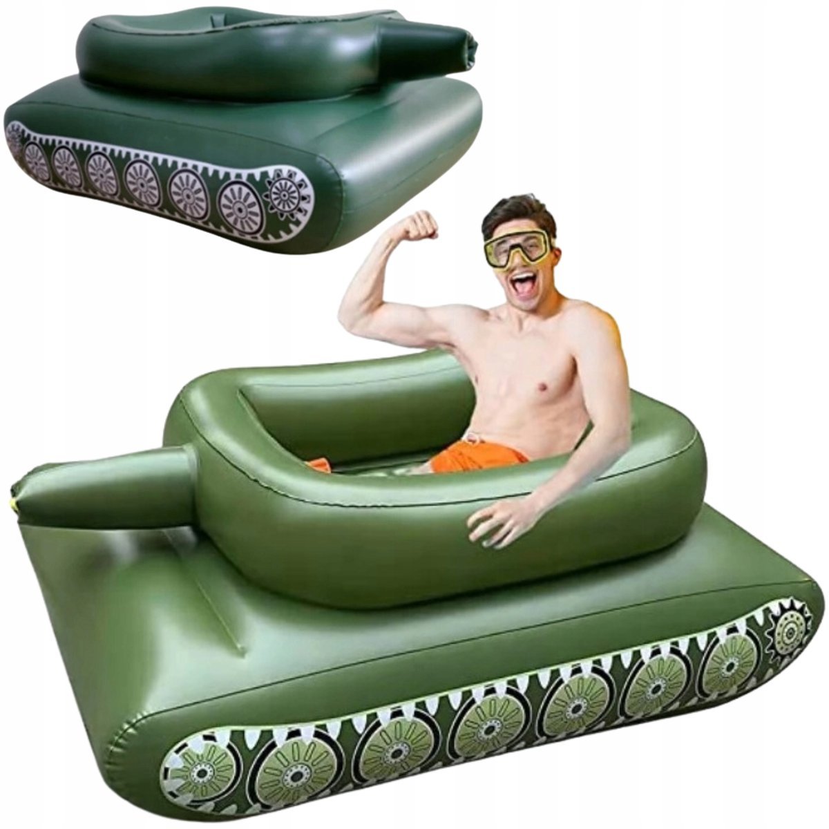 Nadmuchiwany Czołg Letnia Zabawka Wodna dla Dzieci z PCV na Plaże Basen