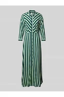 Sukienki - Długa sukienka z listwą guzikową model SAVANNA - YAS - miniaturka - grafika 1