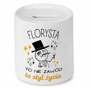Dla Florysty Skarbonka na Urodziny na Prezent z Nadrukiem ze Zdjęciem - Skarbonki - miniaturka - grafika 1