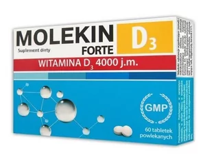 Natur Produkt Molekin D3 Forte 4000 j.m. 60 tabletek 469511 - Witaminy i minerały - miniaturka - grafika 1