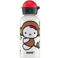 Shakery i bidony sportowe - Sigg bidon Hello Kitty Monkey, biały, 0.4 litra, 8424.3 8424.30 - miniaturka - grafika 1