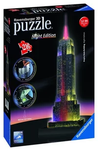 Ravensburger Puzzle 3D Empire State Building nocą - Puzzle - miniaturka - grafika 2