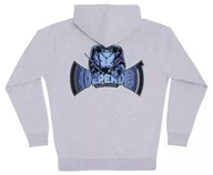 Bluzy męskie - bluza męska INDEPENDENT MANUFACTURED SPAN ZIP HOODED HEAVYWEIGHT SWEATSHIRT GREY HTHR - miniaturka - grafika 1