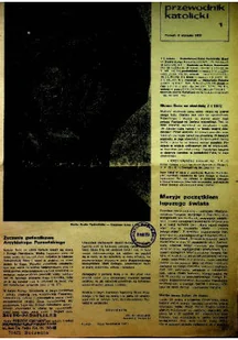 Przewodnik katolicki Nr 1 do 52 z 1972 roku - Religia i religioznawstwo - miniaturka - grafika 1