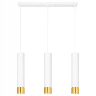 Lampa Wisząca Żyrandol Plafon Tuby Metal Led GU10 - Lampy sufitowe - miniaturka - grafika 1