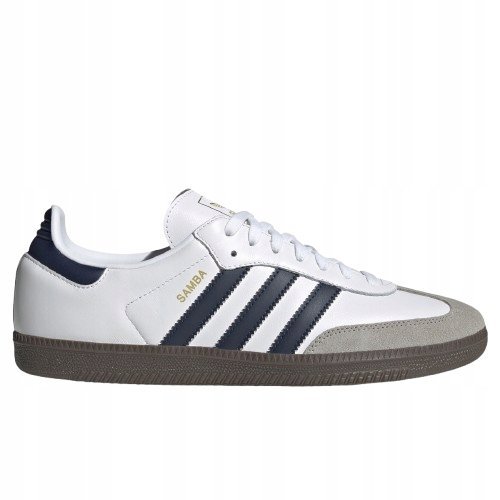 ADIDAS TRAMPKI MĘSKIE BIAŁE NISKIE ZE SKÓRY 42 2/3 I2B