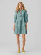 Sukienki - Vero Moda Sukienka w kolorze błękitnym - miniaturka - grafika 1