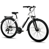 Rowery elektryczne - Rower elektryczny PROECO Wave AN 1.0 M17 28 cali Biały - miniaturka - grafika 1