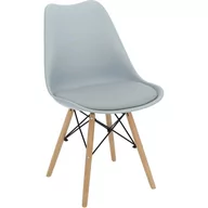 Krzesła - Krzesło do kuchni, jadalni, 52x49x82 cm, szary - miniaturka - grafika 1