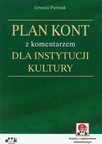 Plan kont z komentarzem dla instytucji kultury - Finanse, księgowość, bankowość - miniaturka - grafika 1