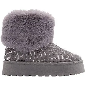 Tom Tailor Botki zimowe - Damskie - Kolor: Grey - Rozmiar: 36 - Botki damskie - miniaturka - grafika 1