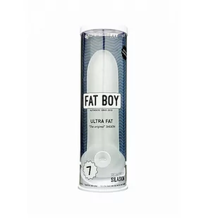 Perfect Fit Perfect Fit Fat Boy Original Ultra Fat Clear 7"- nakładka na penisa - Pozostałe gadżety erotyczne - miniaturka - grafika 2