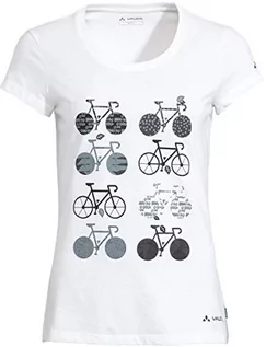 Koszulki i topy damskie - VAUDE Damska koszulka kolarska V biały biały 34 - grafika 1