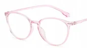 Okulary korekcyjne, oprawki, szkła - Okulary korekcyjne minusy kocie różowe -4.5 - miniaturka - grafika 1