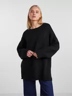 Swetry damskie - Pieces Sweter w kolorze czarnym - miniaturka - grafika 1