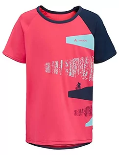 Koszulki rowerowe - VAUDE Unisex Kids Moab T-Shirt T-Shirt T-Shirt dla dzieci różowy różowy (Bright Pink) 134-140 - grafika 1