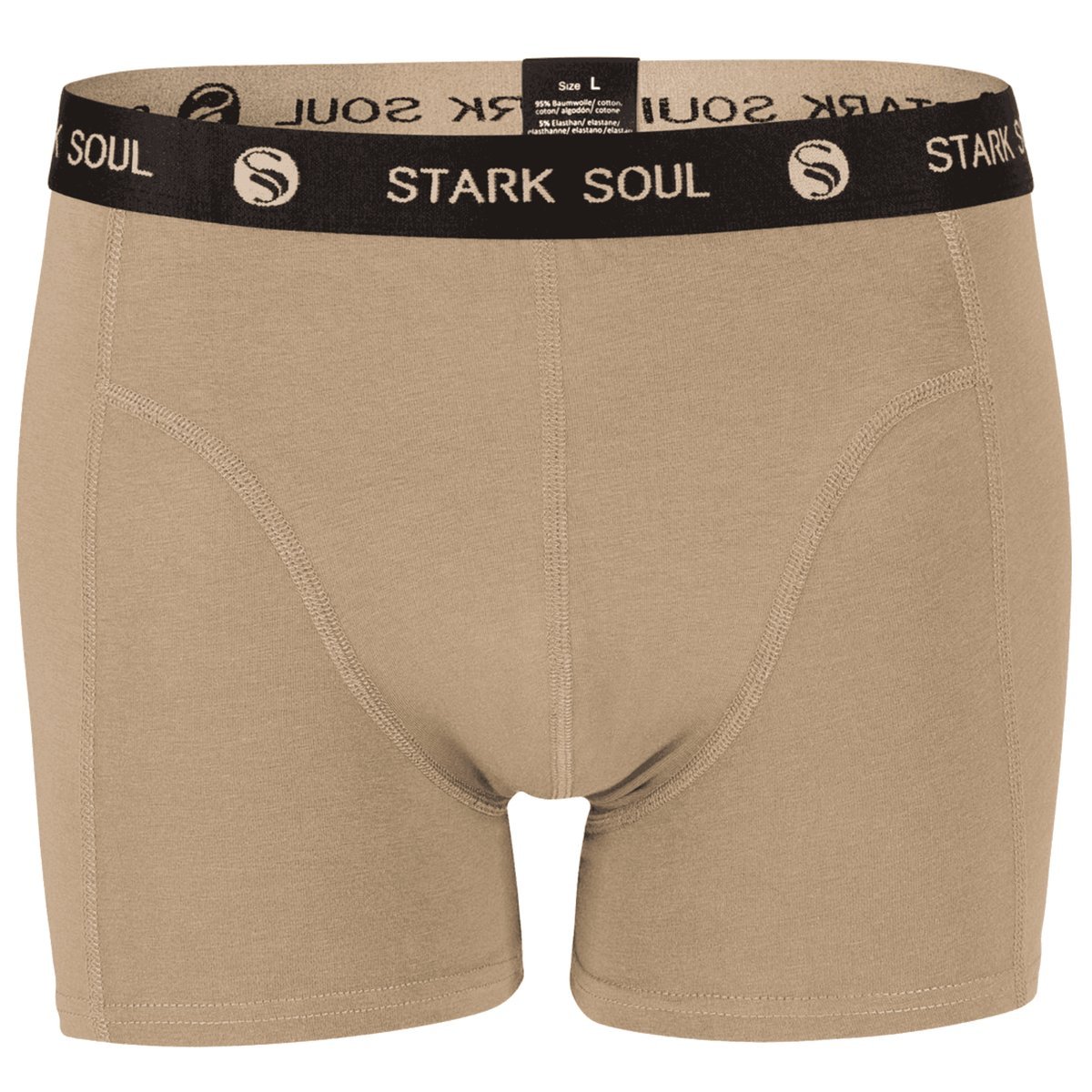 Męskie Bokserki bawełniane kolor TAUPE rozmiar XXL wygodne oddychający materiał
