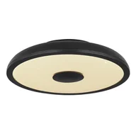 Lampy sufitowe - Globo Lighting Lampa sufitowa LED Raffy głośnik RGBW czarny - miniaturka - grafika 1