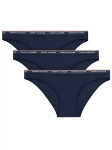 Tommy Hilfiger Komplet 3 par fig klasycznych 3P Bikini UW0UW00043 Granatowy - Majtki damskie - miniaturka - grafika 1