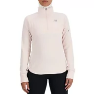 Bluzy sportowe damskie - Bluza New Balance WT23252QPH - różowa - miniaturka - grafika 1