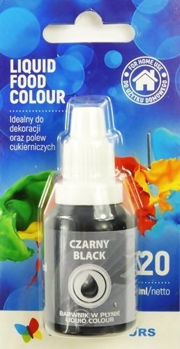 BARWNIK SPOŻYWCZY W PŁYNIE CZARNY 20 ML