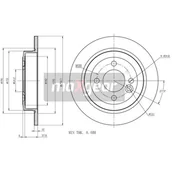 Tarcze hamulcowe - MAXGEAR Tarcza hamulcowa 19-1957 - miniaturka - grafika 1