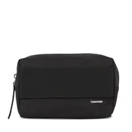 Kosmetyczki, organizery i kuferki - Kosmetyczka Calvin Klein Wide Strap Nylon Washbag K60K611093 Ck Black BAX - miniaturka - grafika 1
